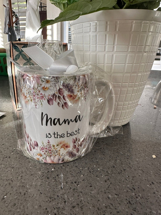 Ammi is the best Mug ,Ummi is the best mug, Mama is the best floral mug, mothers day gifts - madihacreates