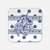 Iznik Ramadan Kareem Coaster Hardboard Back - madihacreates