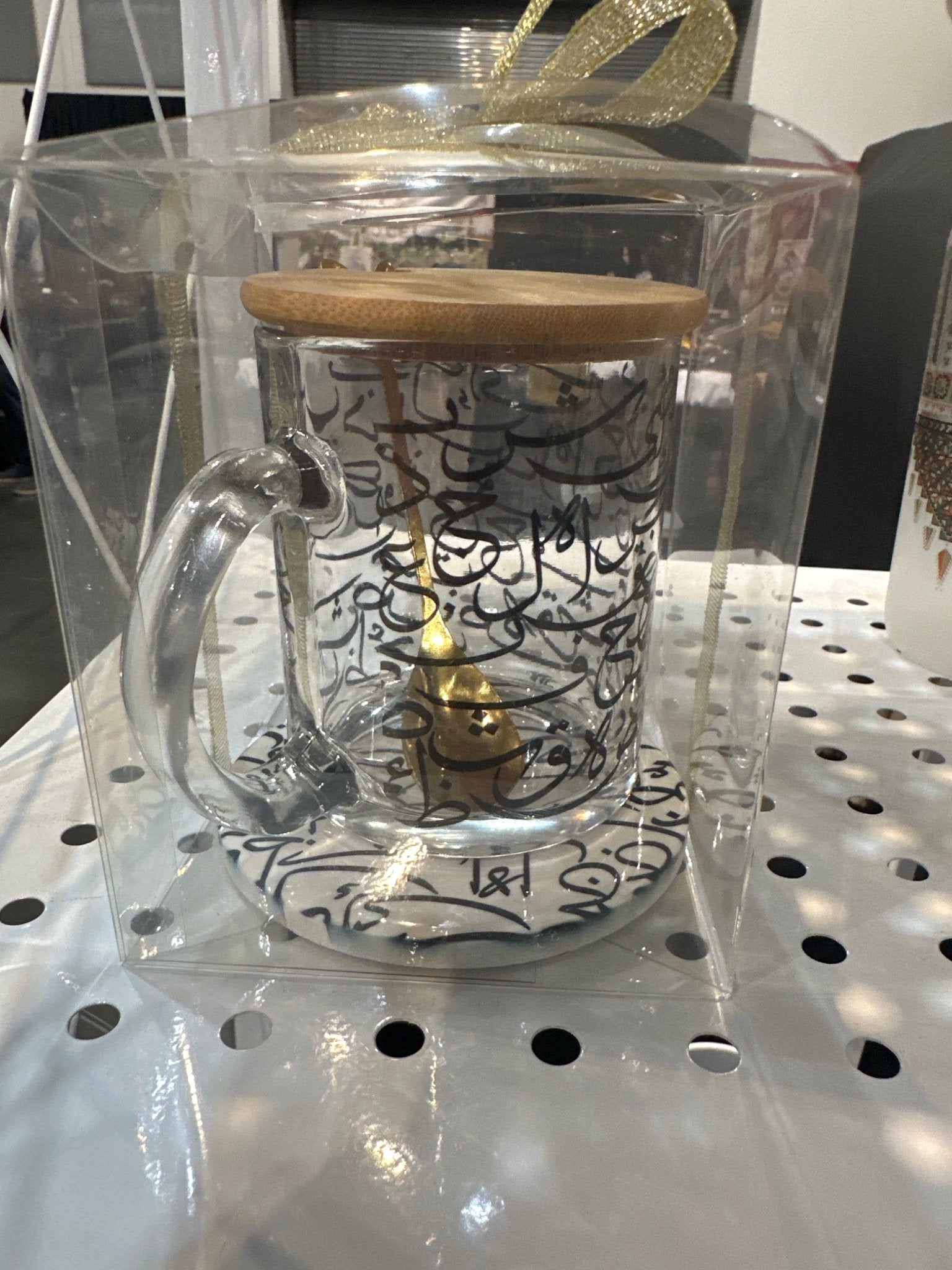 Arabic Alphabet Mug Glass - madihacreates