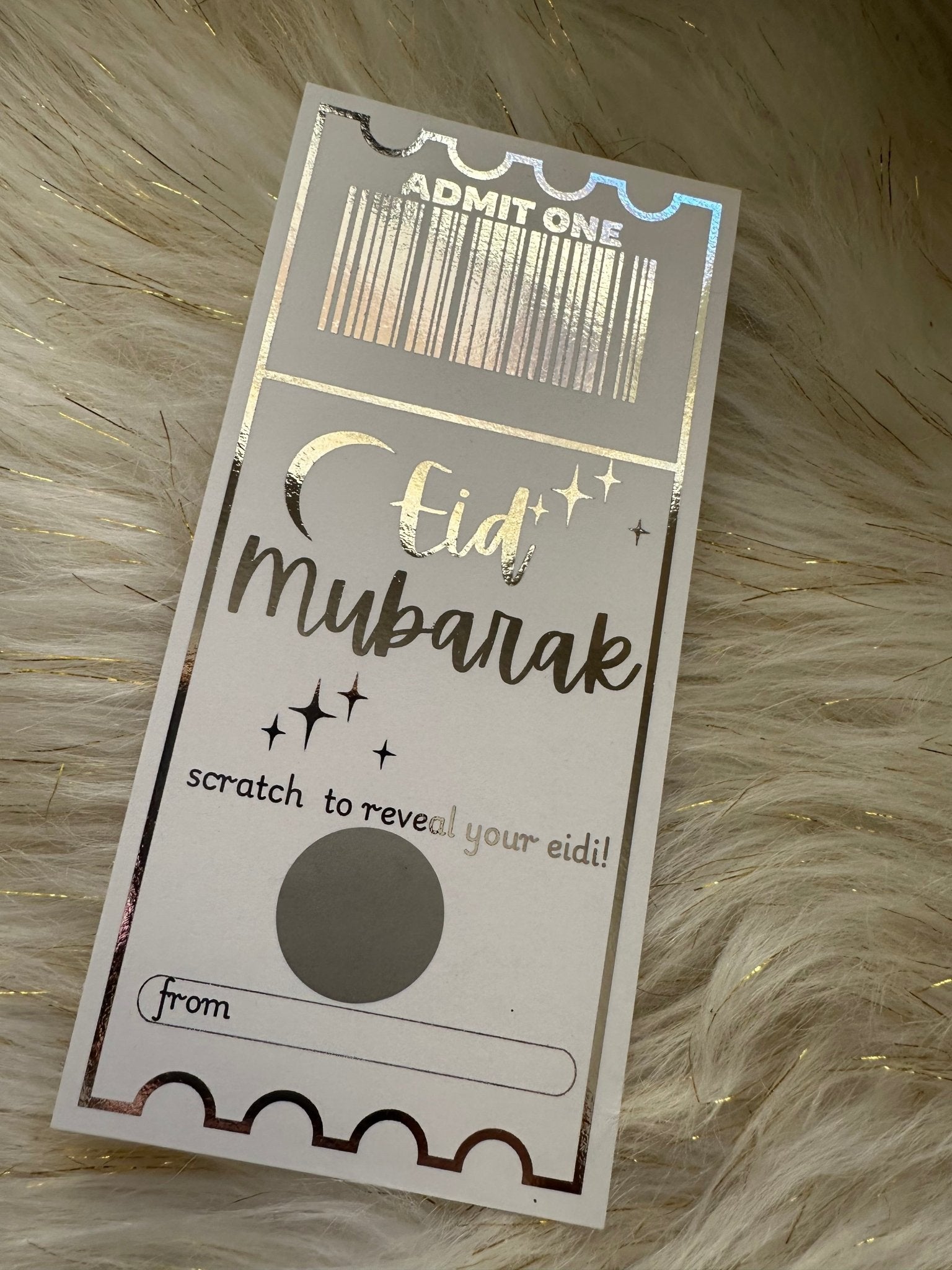 Eid Scratch Tickets - madihacreates