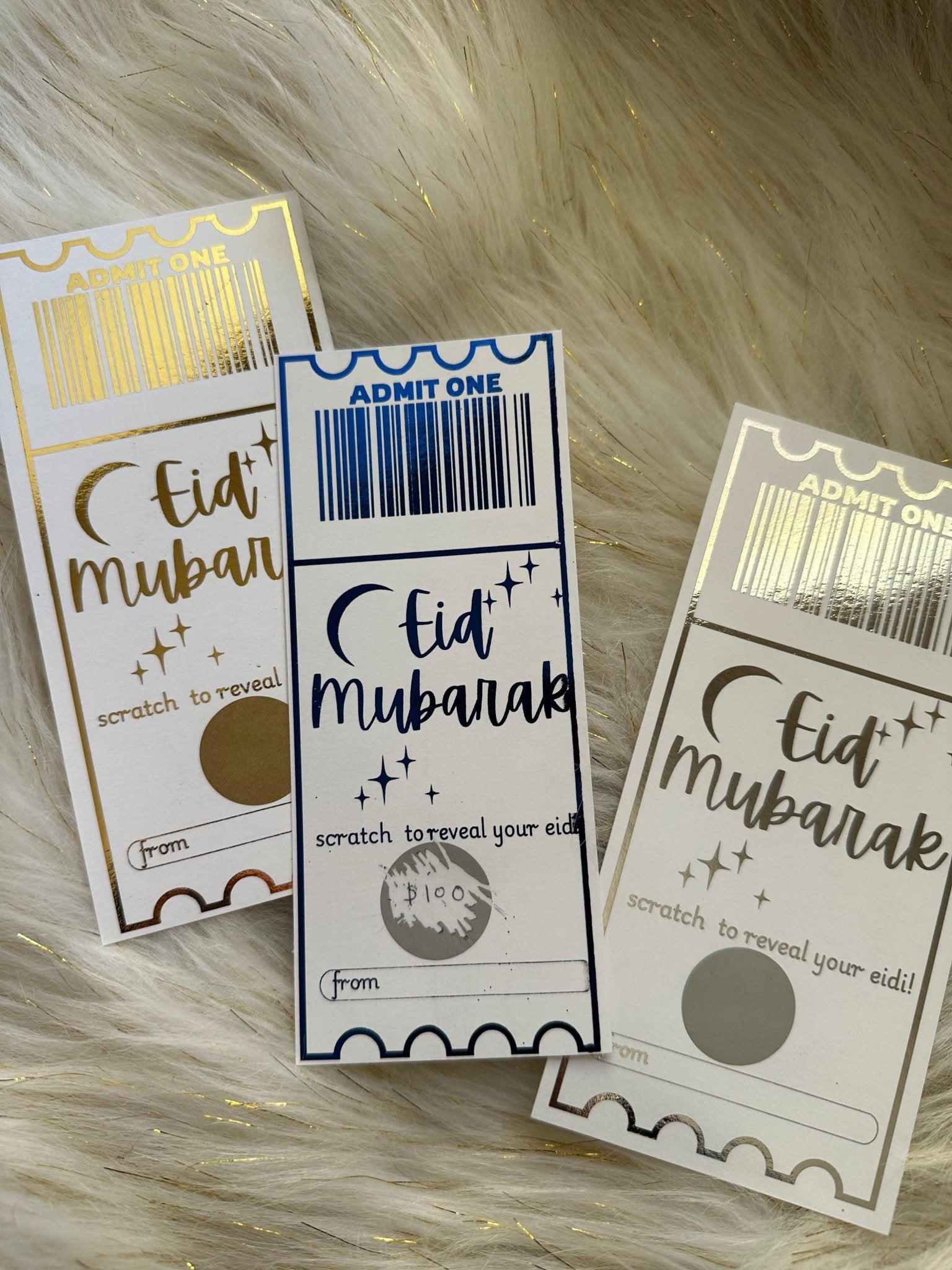 Eid Scratch Tickets - madihacreates