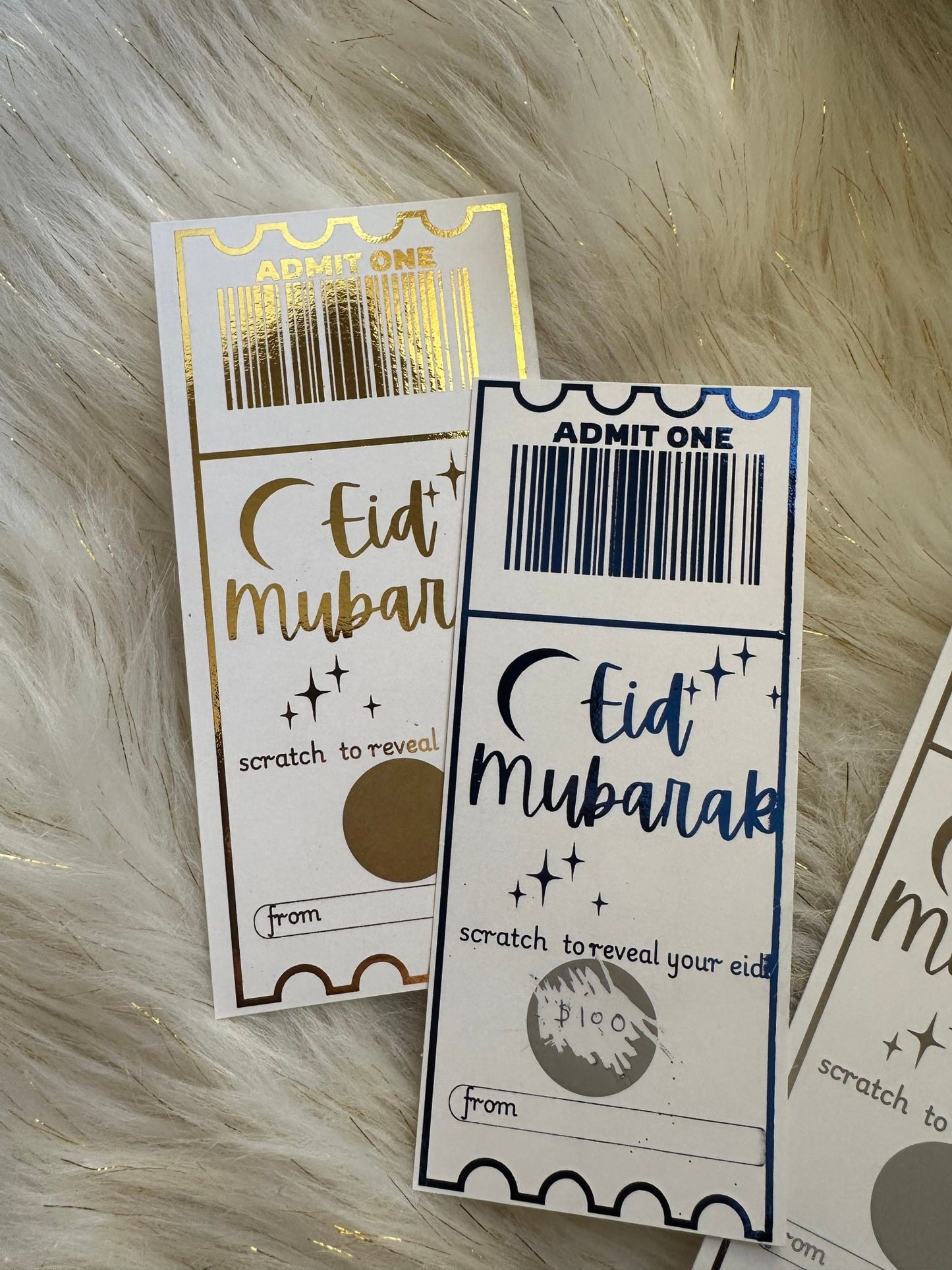 Eid Scratch Tickets - madihacreates