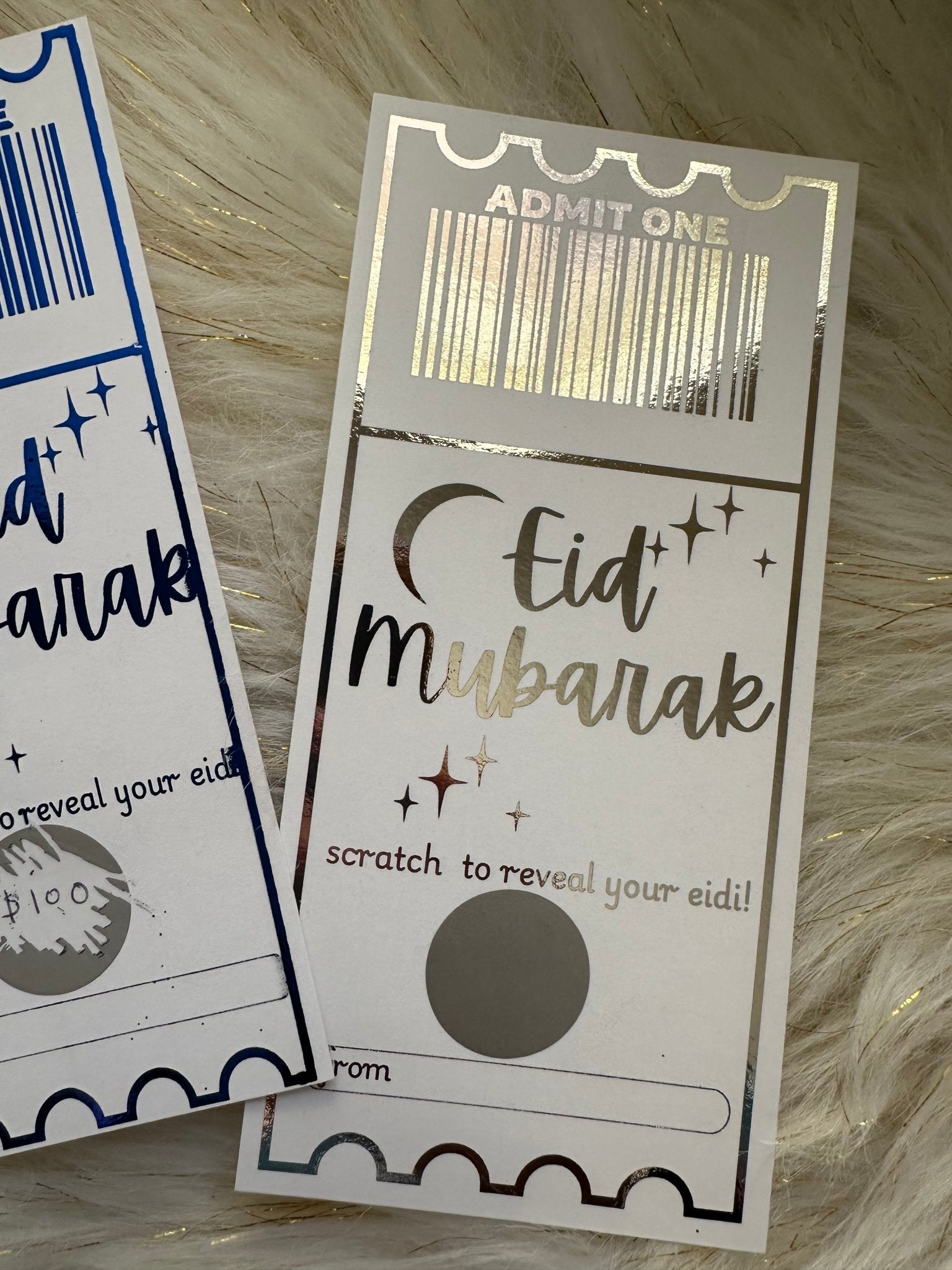 Eid Scratch Tickets - madihacreates