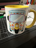 NEW RICKSHAW Mug 11 oz. (Yellow + White)