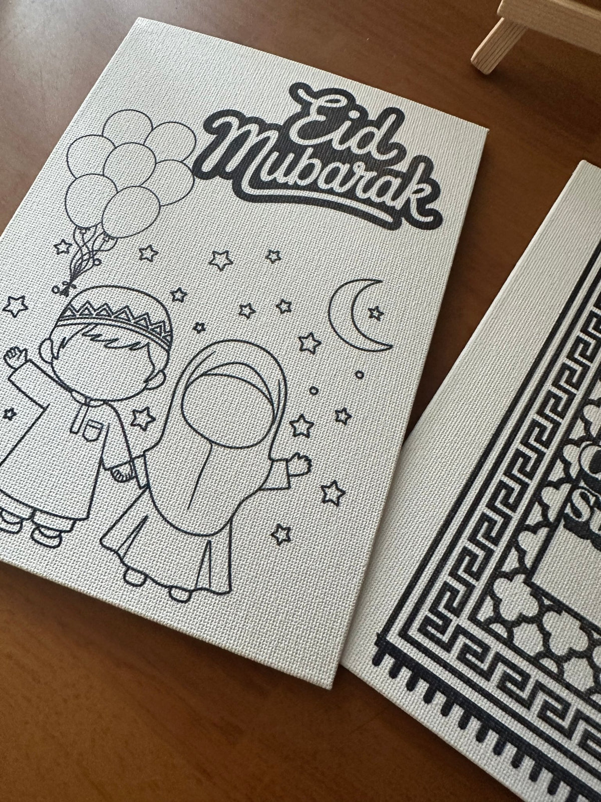 Islamic Paint Your Own Canvas Kit | Ramadan & Eid Activity for Kids | DIY Muslim Art Set - madihacreates