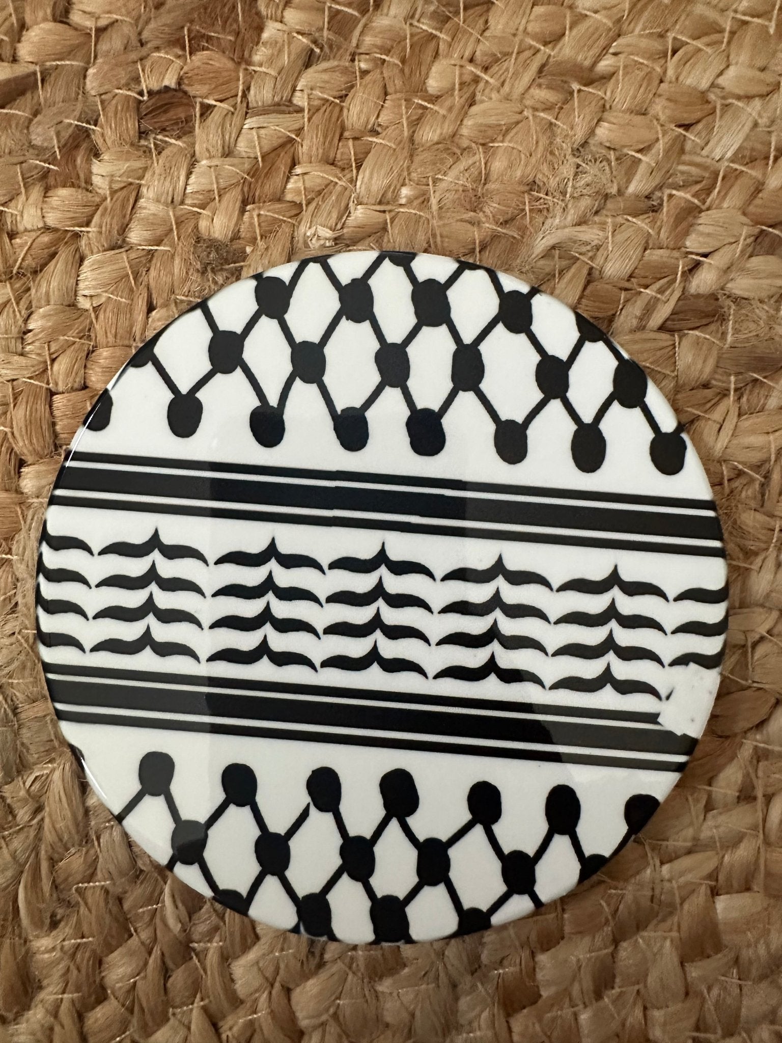 Keffiyeh coasters - madihacreates