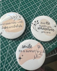 Nour & Nourish buttons - madihacreates