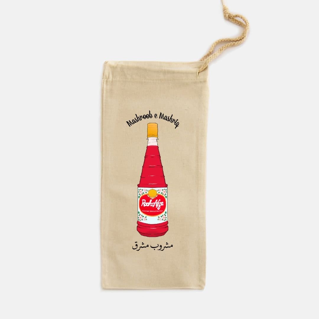 Rooh Afza Bag (Canvas) - madihacreates