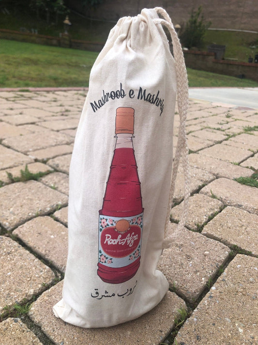 Rooh Afza Bag (Canvas) - madihacreates