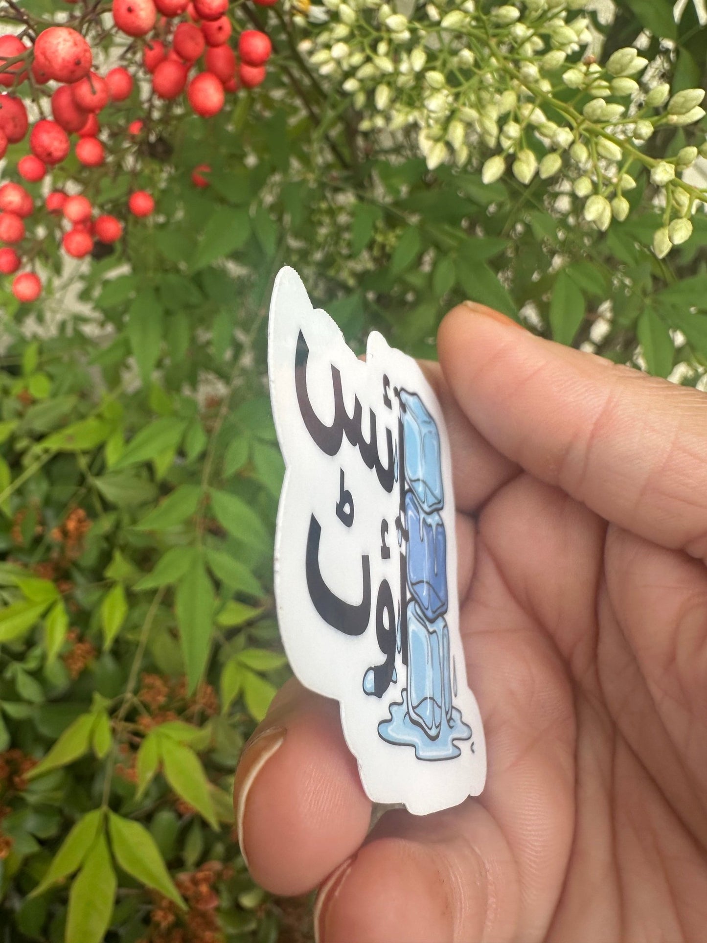 Urdu “Ice out” sticker آئس آوٹ - madihacreates