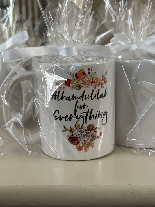 Alhamdulillah for Everything Mug, Alhamdulilah gifts, Islamic gifts, - madihacreates