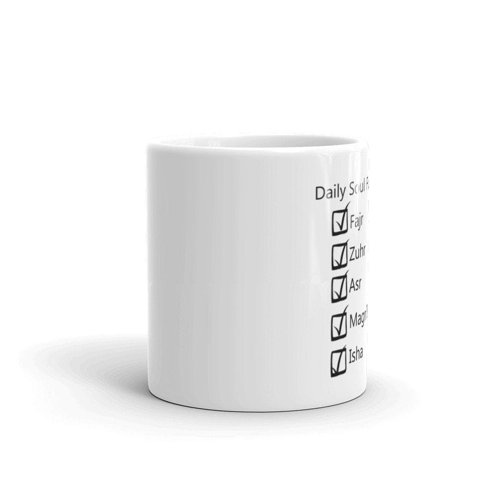 Daily Soul Fuel Checklist  Mug, Daily Salah checklist mug,Salah Mug - madihacreates