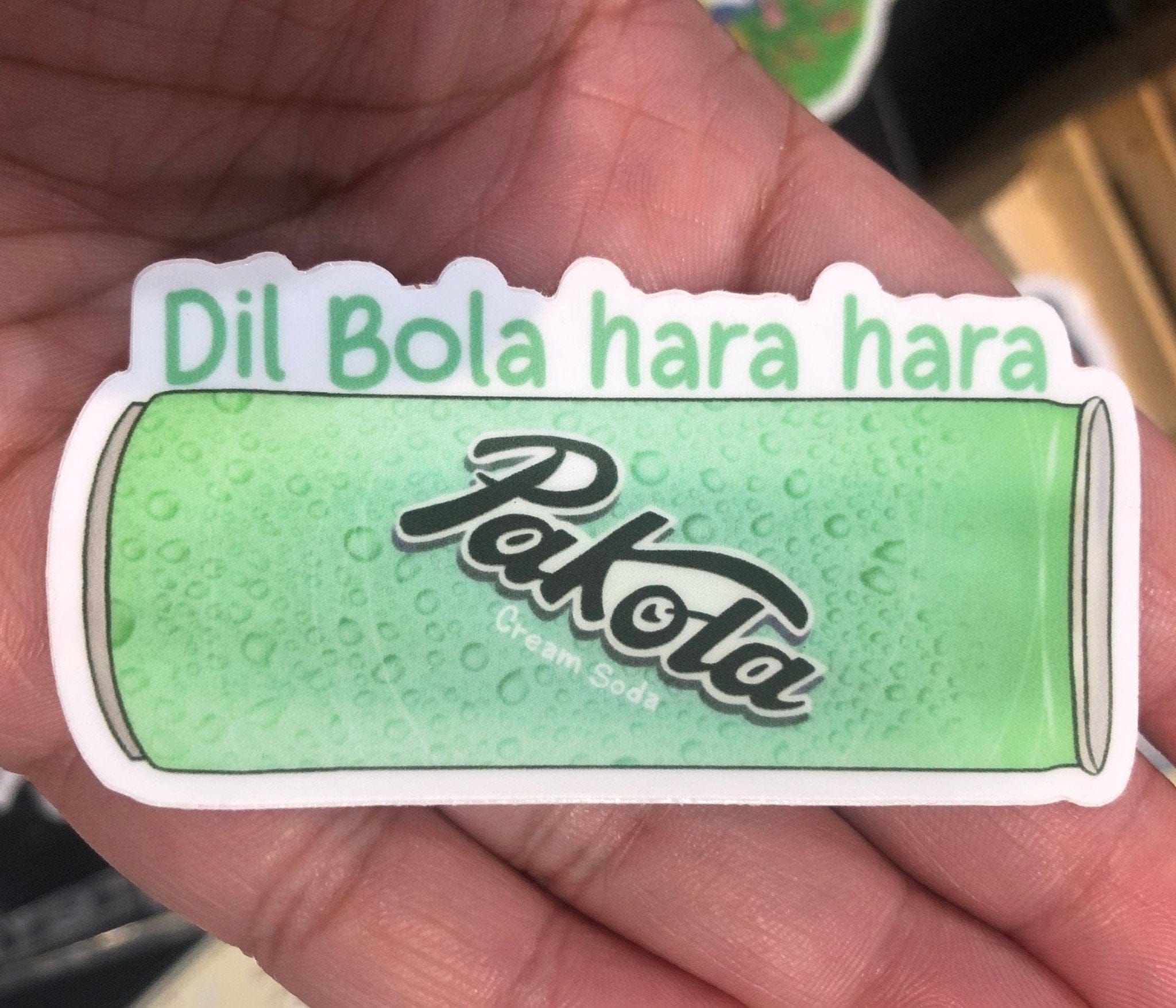 Dil Stickers Dil Bola Hara Hara Pakola, Pakola sticker , Pakistani soda sticker ...