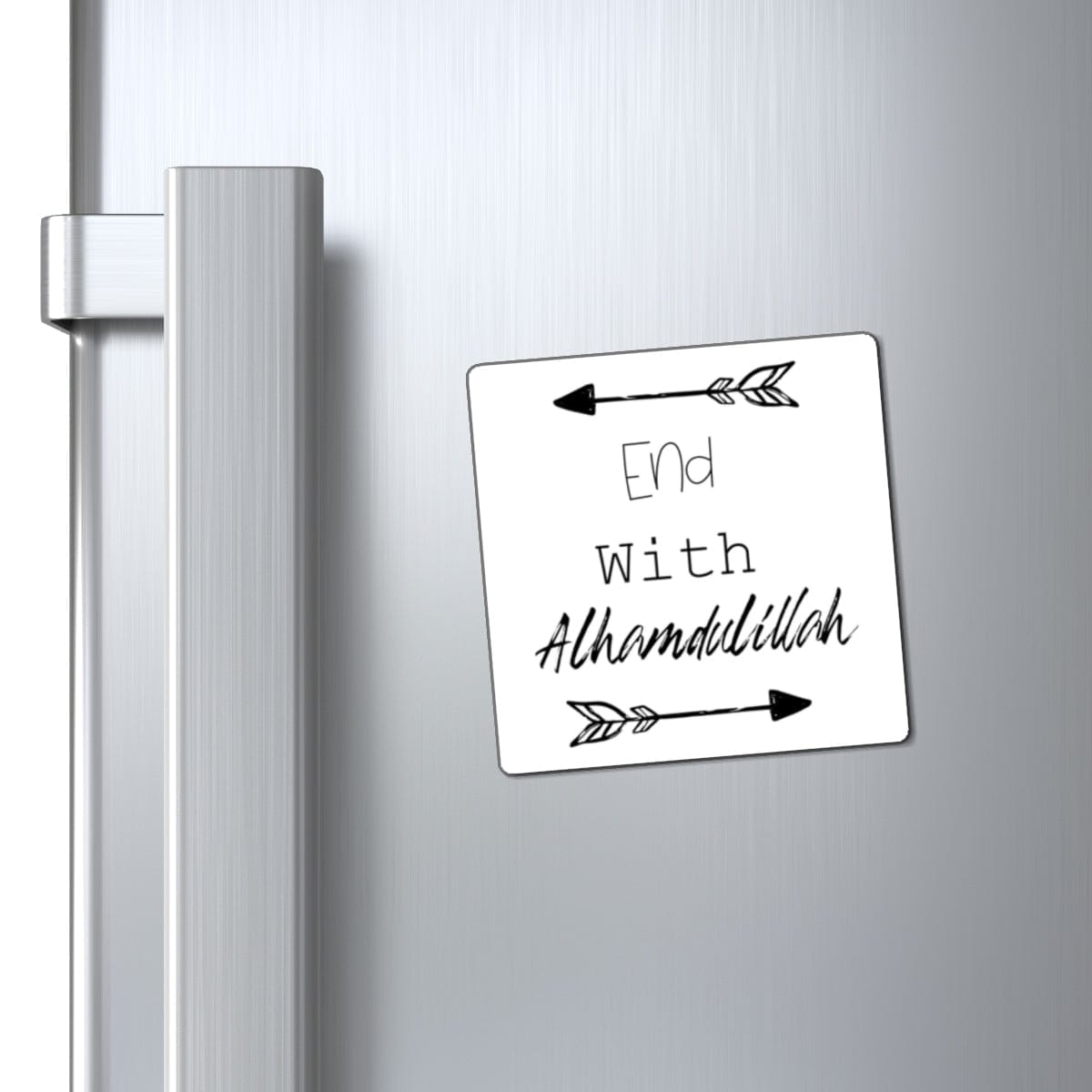 End with Alhamdulillah Magnet - madihacreates