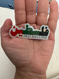Free Palestine Arabic Glitter Sticker - madihacreates