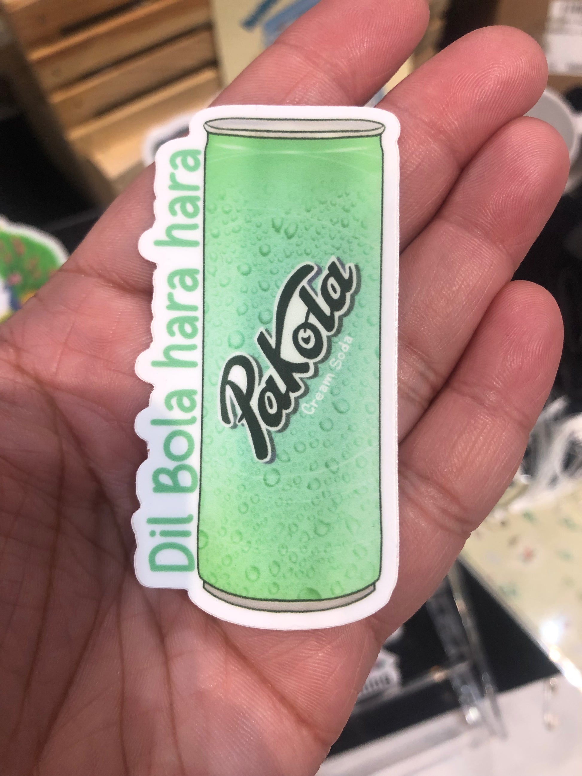 Dil Stickers Dil Bola Hara Hara Pakola, Pakola sticker , Pakistani soda sticker , v ...