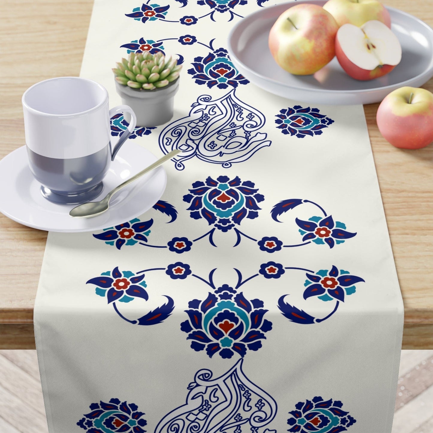 Iznik Ramadan table Runner - madihacreates