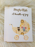 MashAllah A bundle of joy New Baby Card , boy or girl new baby islamic card Baby Shower card neutral colors - madihacreates