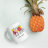 Nanoo is the best mug, Maternal Grandmother gift, beautiful floral design mug - madihacreates