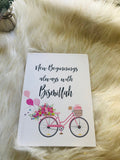 New Beginning always with Bismillah Hardcover notebook - madihacreates