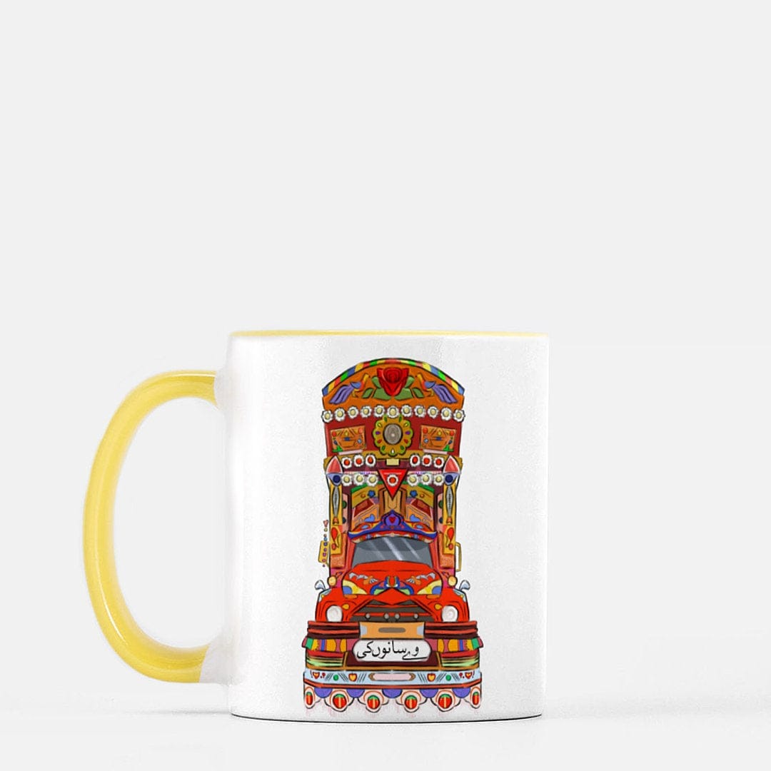 Pakistan TruckArt mug “waay sanu ki”, - madihacreates