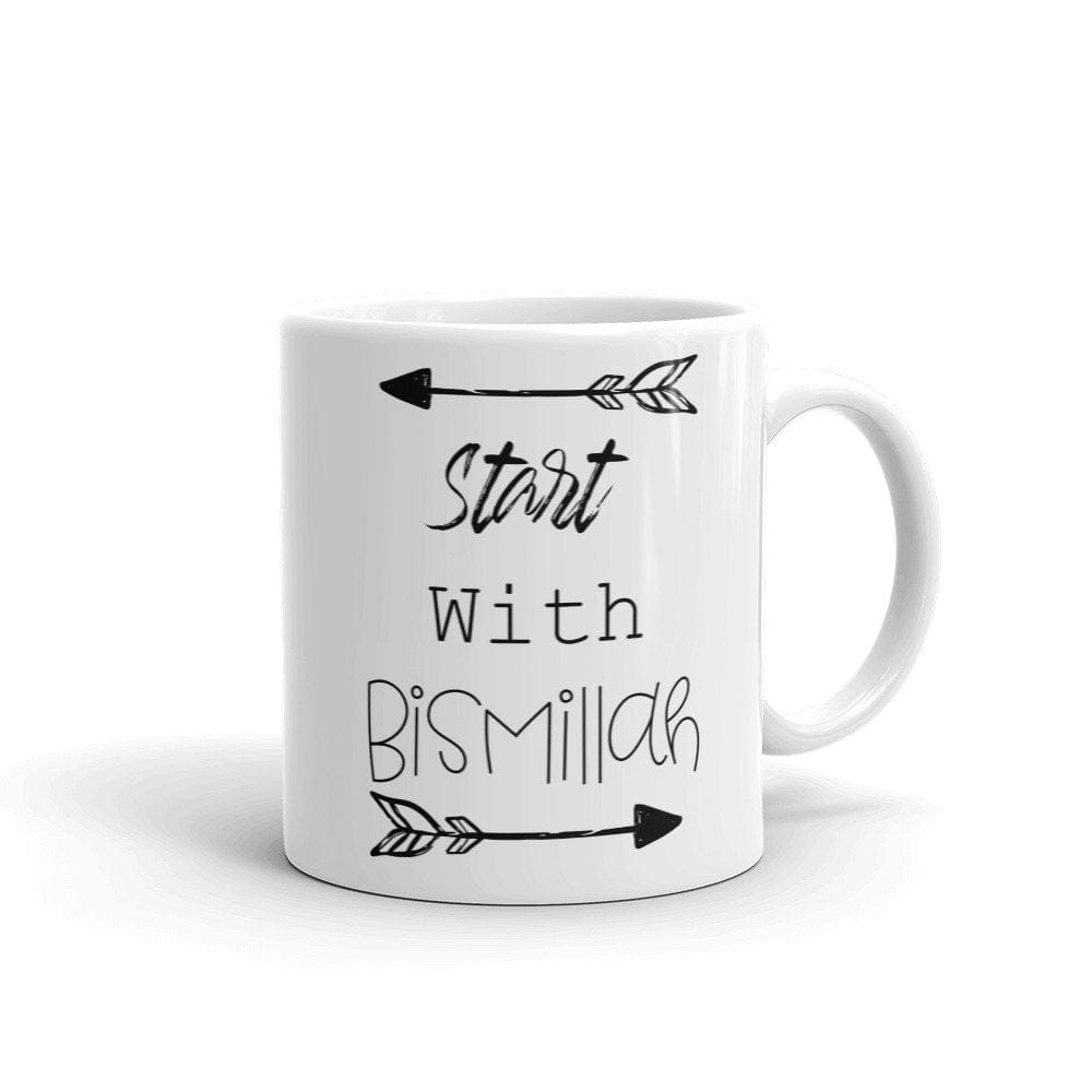 Start with Bismillah and End with Alhamdulilah Mug - madihacreates